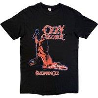 Rock Off officially Licensed Products Ozzy Osbourne Blizzard Of Ozz Tribute T-Shirt in Black | Size: XL