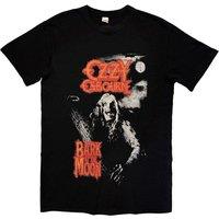 Rock Off officially Licensed Products Ozzy Osbourne Bark At The Moon Tribute T-Shirt in Black | Size: Large