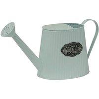 KDMD Metal Water Can 20cm Outdoor Planter in Duck Egg Blue