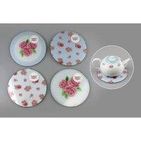 KDMD Afternoon Tea Trivet teapot Stand 4 Designs 5 Pack