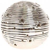 KDMD Silver Light Up Ball 12.5cm 2 Pack