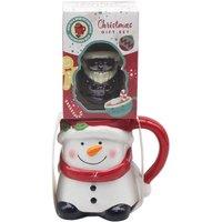 KDMD Snowman Mug & Chocolate Bomb Red