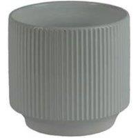 KDMD Glossy Grey Hortus Tokyo Pot 13x12cm 3 Pack | Size: 13x12 cm