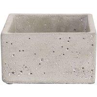 KDMD Square Cement Flower Pot 7cm 3 Pack in Grey