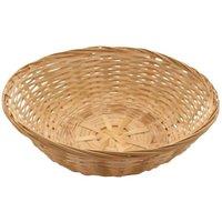 KDMD Wicker Bread Basket 16inch 2 Pack in Light Brown