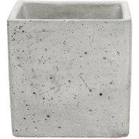 KDMD Square Cement Flower Pot 12cm 3 Pack in Grey