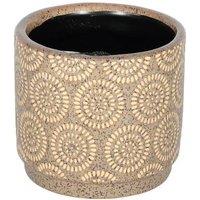 KDMD Brown Hortus Linea Pot 11.5 x 10.5cm 2 Pack | Size: 11.5 x 10.5 cm