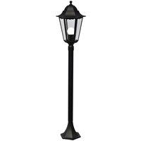 Nordlux Cardiff Outdoor Post Light Black Metal Garden E27 IP44 Mains