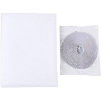 PAWNORA 3pcs Mesh Net+3pcs Velcro Window Screen Mesh in White