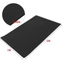 NESTLUNE 10mm Acoustic Foam Tiles Wall Panels Studio Room Sound in Black