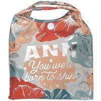 History & Heraldry Women's Personalised Sparkle Shopper Bag - Over 80 Names & Titles - Ann in Grey