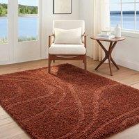 Livabliss Rodos-Modern Beige Cream Terracotta Green Soft Plush Pile Living Rug | Size: 200 cm x 275 cm