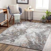 Livabliss Allegro Abstract Modern Marble Rug in Grey | Size: 160 cm x 215 cm