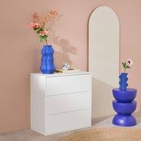 sweeek Wooden storage unit, 3 drawers in White