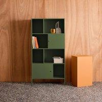 sweeek Buffet, industrial metal storage unit with 8 compartments in Green