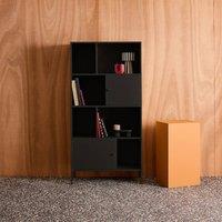 sweeek Buffet, industrial metal storage unit with 8 compartments in Black
