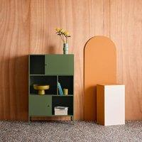 sweeek Industrial metal storage cabinet with 6 compartments in Green