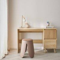 sweeek Scandinavian desk wood decor 2 drawers in Beige