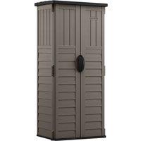 Rowlinsons Mannington Storage Cabinet with Assembly - Resin - L65 x W83 x H183 cm in Grey