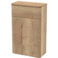 Balterley Flashbrook Contemporary Floor Stading WC Unit, 500mm, Autumn Oak in Brown