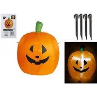 KDMD Inflatable Pumpkin with Lights in Orange