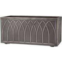 KDMD Strata Versailles Trough Planter in Grey