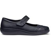 Hotter Women's Wide Fit 'Truly' Mary Janes in Navy | Size: 7.5