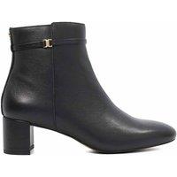 Dune London Women's 'Oaken' Leather Ankle Boots in Black | Size: 5