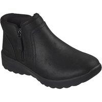 Skechers Women's Lovely Vibe Forever Mine Ankle Boot in Black | Size: 7