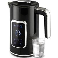 HOMCOM 1.7L Fast Boil 3000W Electric Kettle with LED Display, Black