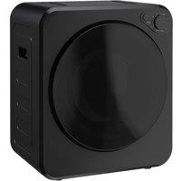 HOMCOM Portable 4kg Front Load Laundry Dryer with 2 Power Modes, Black