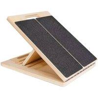 Kelvenix Wooden Fitness Calf Stretcher Slant Board in Black | Size: 0-12 m