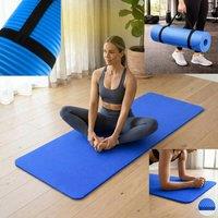 Kelvenix Extra Thick 8mm Yoga Mat Non-Slip in Blue | Size: 0-12 m