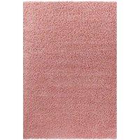 Desire Rugs Modern Elegant Soft Shaggy Rug for Living Rooms - Stylish Area Rugs in Baby Pink | Size: 120 cm diameter