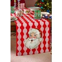 Eleanor Bowmer 'Santa' Cotton Reversible 40x250cm Dining Table Runner | Size: 40x250 cm