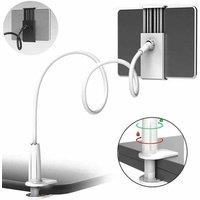 PAWNORA Flexible Gooseneck Lazy Bed Clamp WHITE
