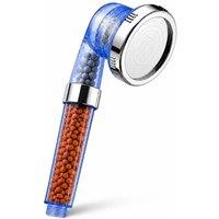 PAWNORA Hard Water Filter Shower Head in Blue