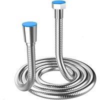 PAWNORA 1 Metre SHOWER HOSE in Silver