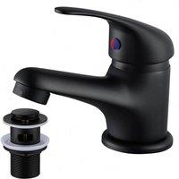 Kelvenix Black Basin Mixer Tap Waterfall Mono Bathroom Sink | Size: 10000mm x 520mm