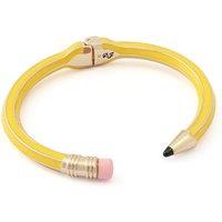 Betsey Johnson Women's Johnson Best In Class Classic Pencil Bangle Bracelet in Yellow