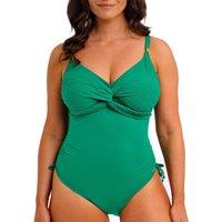 Fantasie Women's Beach Waves Twist Front Swimsuit in Green | Size: 34GG