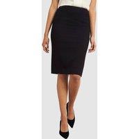 Hobbs London Women's Mia High-Waisted Pencil Skirt in Black | Size: 18