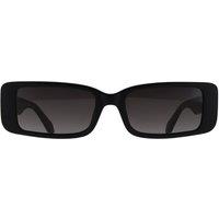 Quay Women's Rectangle Matte Black Smoke Grey Art School