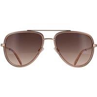 Quay Women's Aviator Doe Brown Gradient All In Medium in Beige