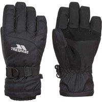 Trespass Simms Waterproof Gloves in Black | Size: 8-10 Years