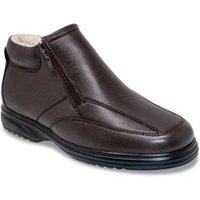 Chums Men's Thermal Fur Lined Twin Zip Boot in Brown | Size: 11