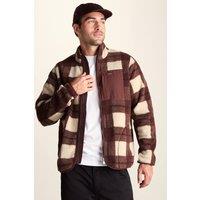 TOG24 Men's 'Haxwell' Sherpa Fleece in Brown | Size: Medium