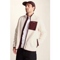 TOG24 Men's 'Samson' Thermal Sherpa Jacket in Cream | Size: Small