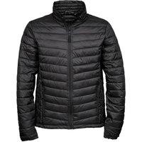 TEE JAYS Men's Padded Zepelin Jacket in Black | Size: 5XL