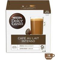 Nescafe Dolce Gusto Coffee Pods Cafe Au Lait Intenso in Brown